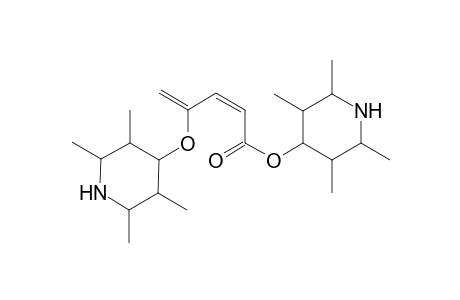 N-(Tetramethylpiperidinyl) (Z)-4-methylene-4-[N-(tetramethylpiperidinyl)]oxybut-2-enoate