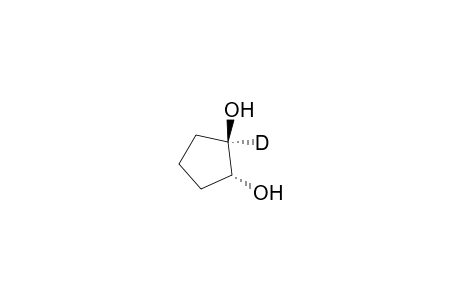 1-Deuterio-trans-1,2-dihydroxy-cyclopentane