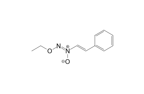 1-(Ethoxy-N,N,O-azoxy)-2-phenylethene