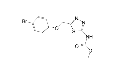 methyl 5-[(4-bromophenoxy)methyl]-1,3,4-thiadiazol-2-ylcarbamate