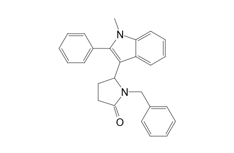 1-Benzyl-5-(2-phenyl-1-methyl-1H-indol-3-yl)pyrrolidin-2-one