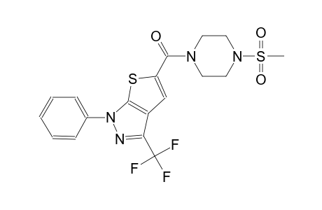 1H-thieno[2,3-c]pyrazole, 5-[[4-(methylsulfonyl)-1-piperazinyl]carbonyl]-1-phenyl-3-(trifluoromethyl)-