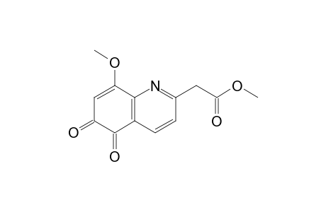 2-(Methoxycarbonylmethyl)-8-methoxy-5,6-quinolinedione