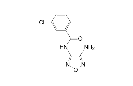 Benzamide, 3-chloro-N-(4-amino-3-furazanyl)-