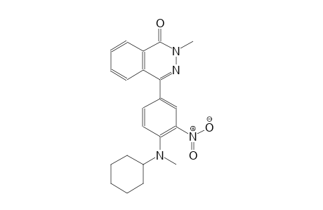 4-{4-[cyclohexyl(methyl)amino]-3-nitrophenyl}-2-methyl-1(2H)-phthalazinone