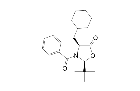 (2S,4S)-3-Benzoyl-2-(tert-butyl)-4-cyclohexylmethyl-5-oxazolidinone