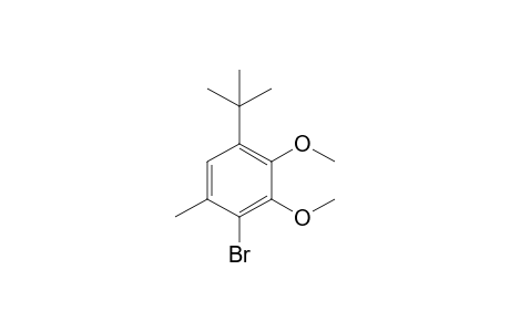 3-Bromo-6-tert-butyl-1,2-dimethoxy-4-methylbenzene