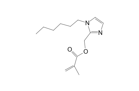2-Propenoic acid, 2-methyl-, (1-hexyl-1H-imidazol-2-yl)methyl ester