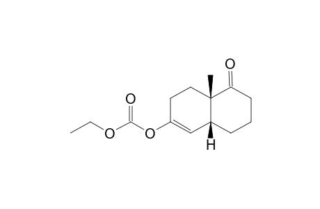 3-(Ethoxycarbonyloxy)-9-methylbicyclo[4.4.0]decan-8-one