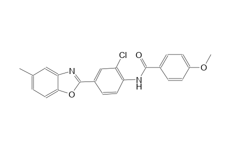 benzamide, N-[2-chloro-4-(5-methyl-2-benzoxazolyl)phenyl]-4-methoxy-