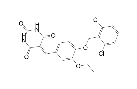 5-{4-[(2,6-dichlorobenzyl)oxy]-3-ethoxybenzylidene}-2,4,6(1H,3H,5H)-pyrimidinetrione