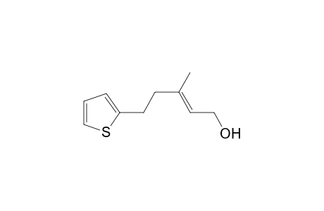 (E)-3-Methyl-5-thiophen-2-yl-pent-2-en-1-ol