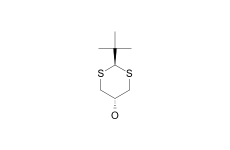 trans-2-(1,1-Dimethylethyl)-1,3-dithian-5-ol