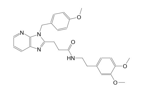 3H-imidazo[4,5-b]pyridine-2-propanamide, N-[2-(3,4-dimethoxyphenyl)ethyl]-3-[(4-methoxyphenyl)methyl]-