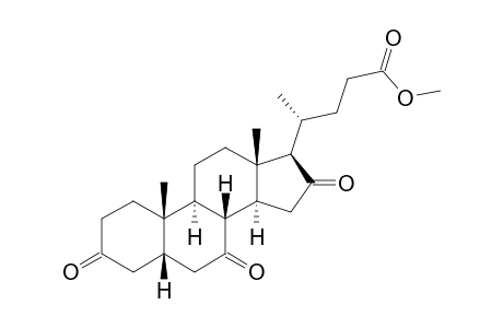 (4R)-4-[(5S,8R,9S,10S,13S,14S,17R)-10,13-dimethyl-3,7,16-trioxo-1,2,4,5,6,8,9,11,12,14,15,17-dodecahydrocyclopenta[a]phenanthren-17-yl]pentanoic acid methyl ester