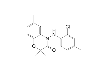 2H-1,4-Benzoxazin-3(4H)-one, 4-[(2-chloro-4-methylphenyl)amino]-2,2,6-trimethyl-
