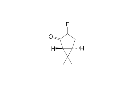 trans-3-fluoro-6,6-dimethlbicyclo[3.1.0]hexan-2-one