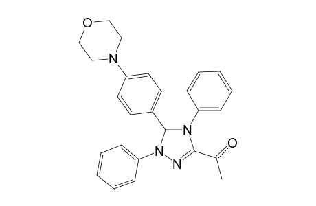 1-[3-(4-morpholin-4-ylphenyl)-2,4-diphenyl-3H-1,2,4-triazol-5-yl]ethanone