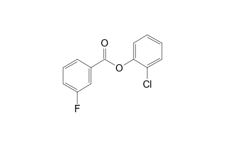 3-Fluorobenzoic acid, 2-chlorophenyl ester