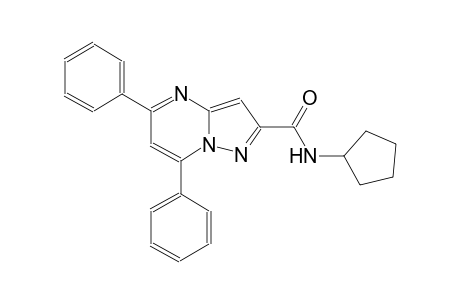 N-cyclopentyl-5,7-diphenylpyrazolo[1,5-a]pyrimidine-2-carboxamide