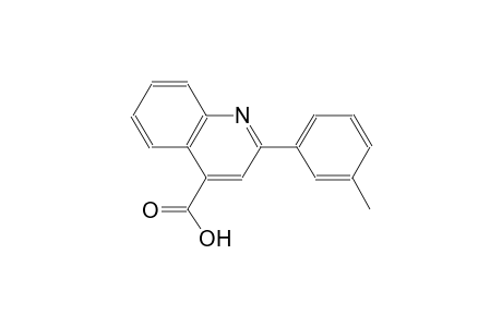 2-(3-Methylphenyl)-4-quinolinecarboxylic acid