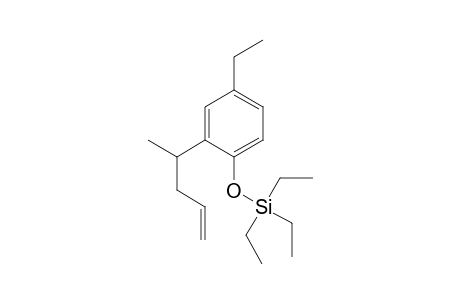 Triethyl-(4-ethyl-2-pent-4-en-2-yl-phenoxy)silane