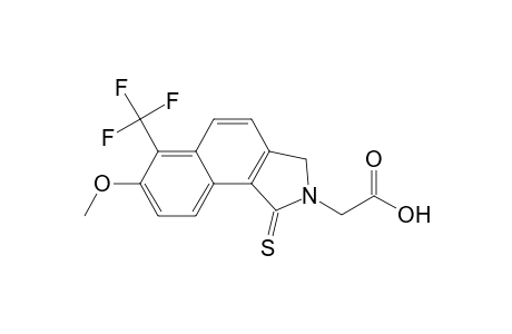 2H-Benz[e]isoindole-2-acetic acid, 1,3-dihydro-7-methoxy-1-thioxo-6-(trifluoromethyl)-
