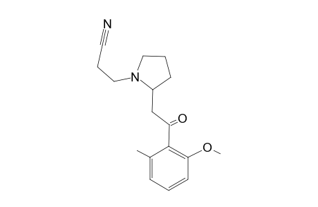 1-(2-Cyanoethyl)-2-(2-methoxy-6-methylbenzoylmethylene)pyrrolidine