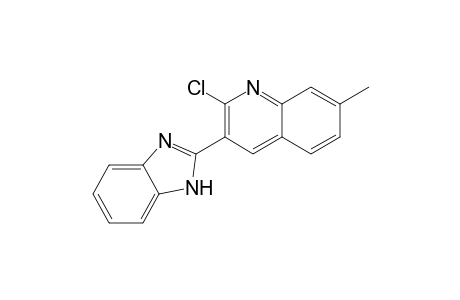 3-(1H-Benzoimidazol-2'-yl)-2-chloro-7-methylquinoline