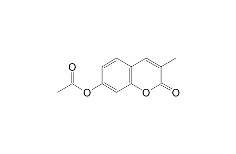 2H-1-Benzopyran-2-one, 7-(acetyloxy)-3-methyl