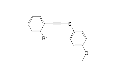 1-Bromo-2-{[(4-methoxyphenyl)thio]ethynyl}benzene