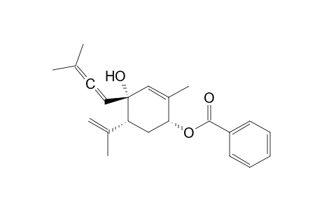 (1R,4R,6R)-4-Benzoyloxy-3-methyl-1-(3-methyl-1,2-butadienyl)-6-(1-methylethenyl)-2-cyclohexen-1-ol