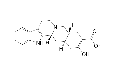 Methyl pseudo-17-hydroxyyohimban-17-en-18-carboxylic acid