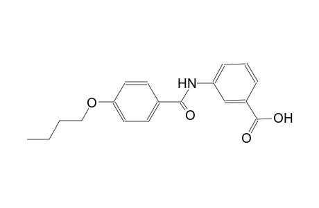 3-[(4-butoxybenzoyl)amino]benzoic acid