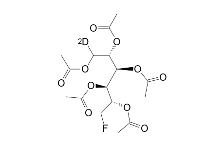 Penta-O-acetyl-6-deoxy-6-fluoro-D-glucitol-1-D1