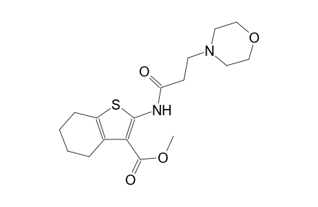 benzo[b]thiophene-3-carboxylic acid, 4,5,6,7-tetrahydro-2-[[3-(4-morpholinyl)-1-oxopropyl]amino]-, methyl ester