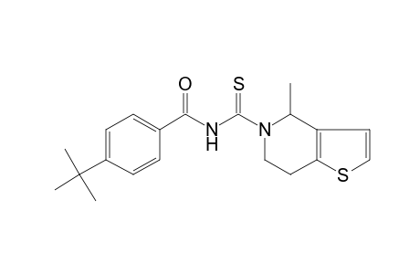N-(p-tert-butylbenzoyl)-4-methyl-4,5,6,7-tetrahydrothiothieno[3,2-c]pyridine-5-carboxamide