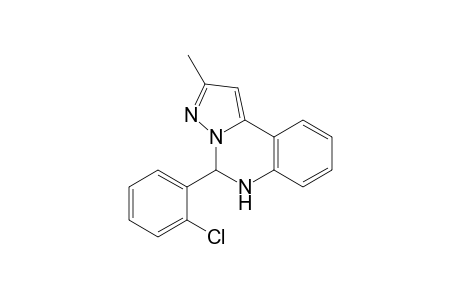 Pyrazolo[1,5-c]quinazoline, 5-(2-chlorophenyl)-5,6-dihydro-2-methyl-