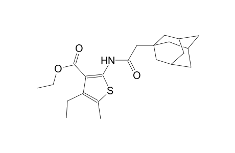 ethyl 2-[(1-adamantylacetyl)amino]-4-ethyl-5-methyl-3-thiophenecarboxylate