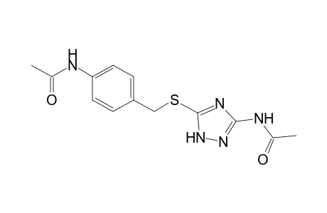 Acetamide, N-[5-[[[4-(acetylamino)phenyl]methyl]thio]-1H-1,2,4-triazol-3-yl]-