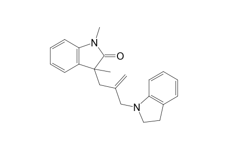 1,3-Dimethyl-3-[3-(2,3-dihydro-1H-indolyl)-2-methylenepropyl]-2,3-dihydro-1H-indole-2-one