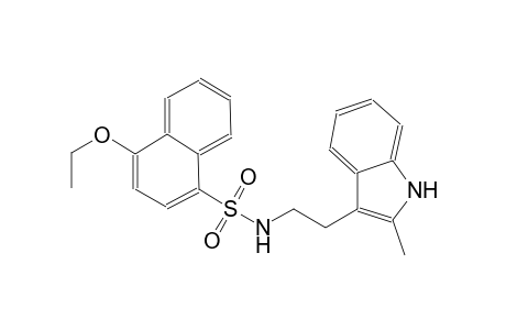 4-Ethoxy-N-[2-(2-methyl-1H-indol-3-yl)ethyl]-1-naphthalenesulfonamide