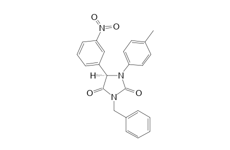 (R)-3-Benzyl-5-(3-nitro-phenyl)-1-p-tolyl-imidazolidine-2,4-dione