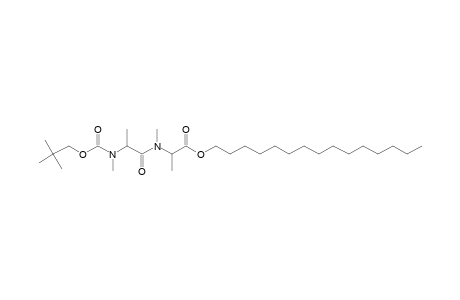 Alanylalanine, N,N'-dimethyl-N'-neopentyloxycarbonyl-, pentadecyl ester