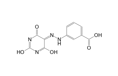 3-[(2E)-2-(2,4-dihydroxy-6-oxo-5(6H)-pyrimidinylidene)hydrazino]benzoic acid