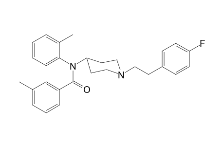 N-(1-[2-(4-Fluorophenyl)ethyl]piperidin-4-yl)-N-2-methylphenyl-3-methylbenzamide