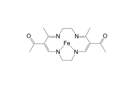 5,14-Dimethyl-6,13-diacetyl-1,4,8,11-tetraazacyclotetradeca-4,6,12,14-tetraene Fe complex