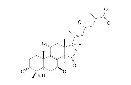 7.beta.,23.xi.-Dihydroxy-3,11,15-trioxolanosta-8,20E(22)-dien-26-oic acid