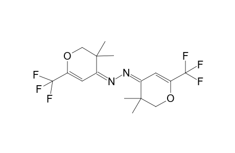 N,N'-Bis-[3,3-dimethyl-6-trifluoromethyl-2,3-dihydro-pyran-(4Z)-ylidene]-hydrazine