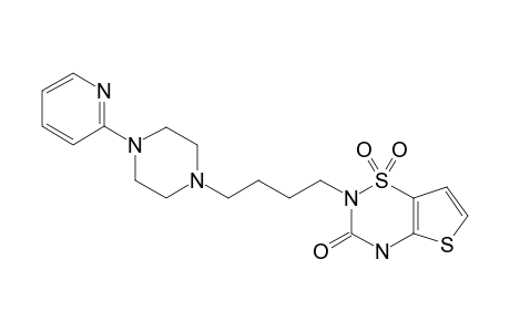 2-[4-[1-[4-(2-PYRIDYL)-PIPERAZINYL]]-BUTYL]-2H-THIENO-[2,3-E]-[1,2,4]-THIADIAZIN-3(4H)-ONE-1,1-DIOXIDE